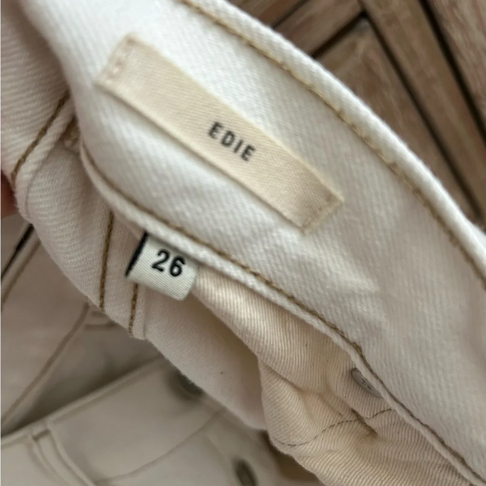 Brand New Imogene + Willie Edie Cream Selvage Denim, fits like size 26/27 - Picture 6 of 12